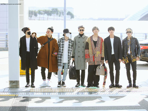 Modisnya Gaya Airport Fashion Musim Gugur BTS Menuju LA