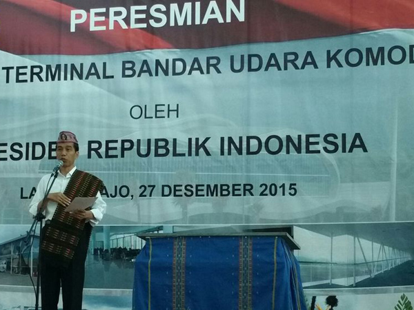 Kunjungan Kerja Ke NTT, Jokowi Resmikan Terminal Bandar Udara Ratusan Milyar