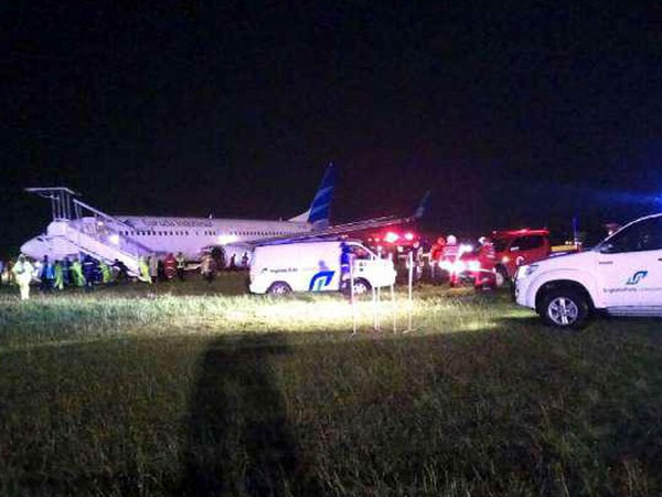 Evakuasi Pesawat Garuda Indonesia yang Tergelincir di Yogya Gunakan Peralatan Khusus dari Jakarta