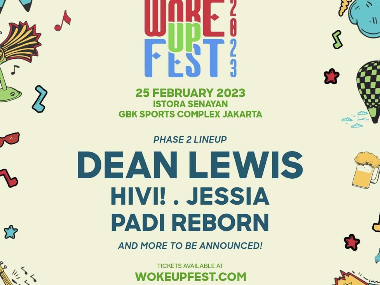 Woke Up Fest 2023 Umumkan Line Up Fase Kedua