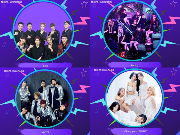 GOT7 dan (G)I-DLE Perdana, Inilah Idola K-Pop Pemenang BreakTudo Awards 2020