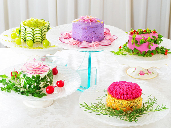 Yummy, Cake Cantik Ini Terbuat Dari Sayuran