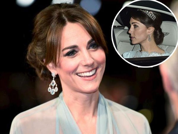 Cantiknya Kate Middleton Saat Pakai Mahkota Milik Putri Diana