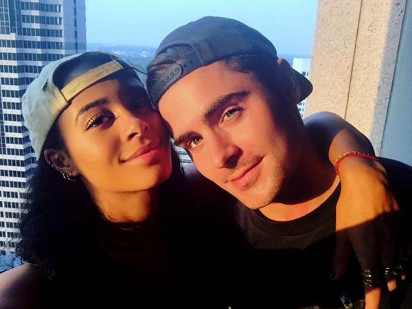 Saling Unfollow Akun Instagram, Zac Efron dan Sami Miro Putus?