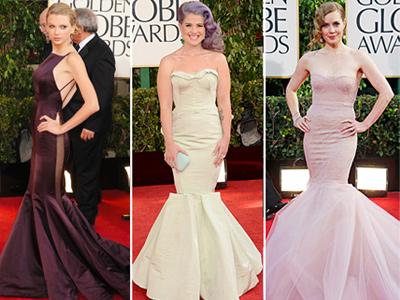 Parade Mermaid Dress di Golden Globe 2013