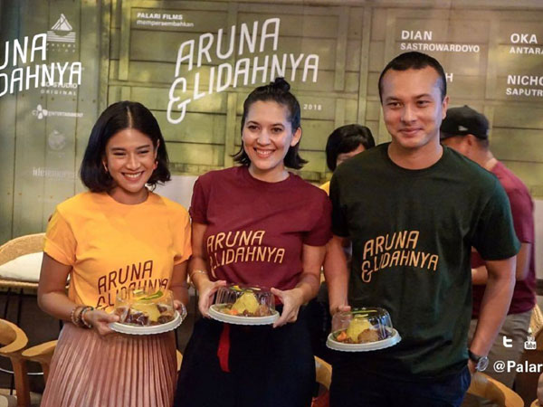 Dian Sastro dan Nicholas Saputra Reuni Jadi Sahabat Karib di Film Unik 'Aruna dan Lidahnya'