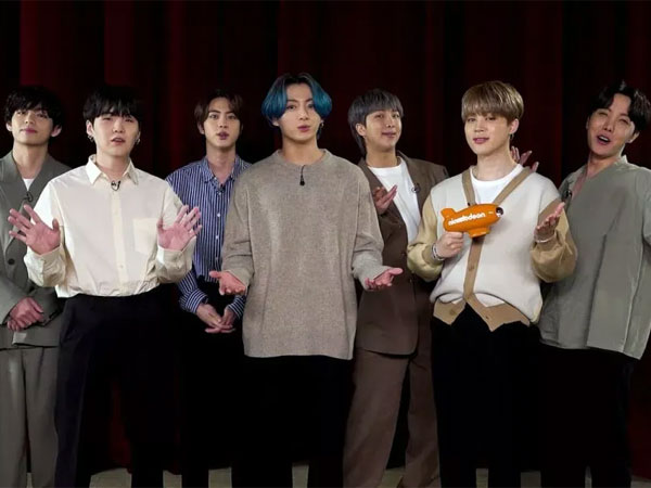 BTS Borong Penghargaan di Nickelodeon Kids’ Choice Awards 2021