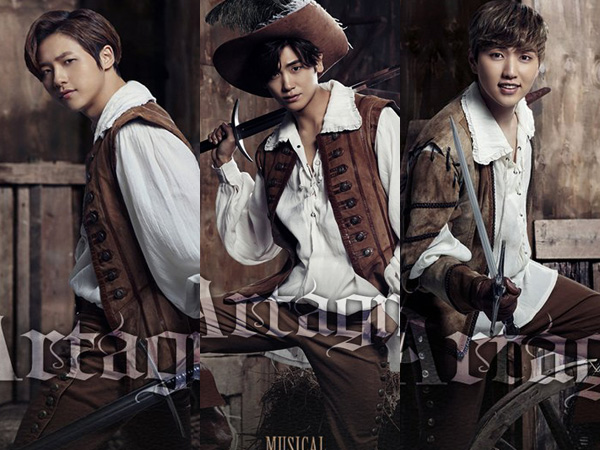 Tiga Idola K-Pop Tampan Ini Siap Bintangi Musikal ‘The Three Musketeers’ Tahun 2016!