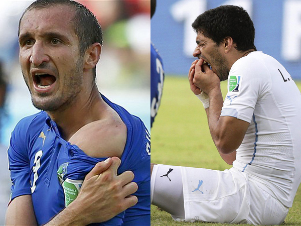 Kembali Bertemu di Final Liga Champions, Chiellini Tak Takut Digigit Suarez