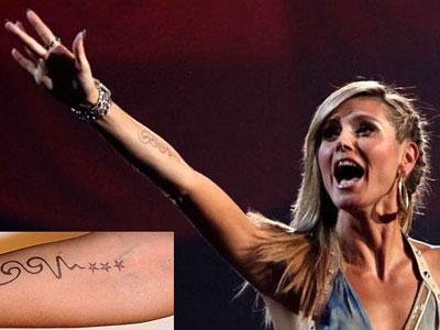 Buang Kenangan, Heidi Klum Hapus Tato