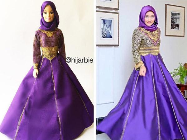 Setelah Atlet, Kini Giliran Dian Pelangi Disulap Jadi Barbie oleh Hijabers Nigeria!