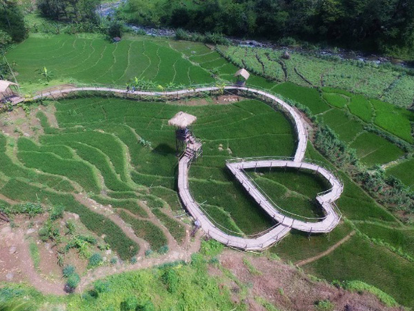 Cantik Walau Dari Bambu, Jembatan Cinta Purbalingga Ini Jadi Viral di Instagram!