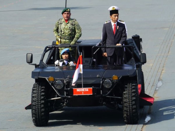 Pesan Tegas Presiden Jokowi di Hari Ulang Tahun TNI ke-72