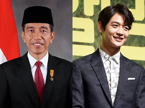 Jokowi Pamer Foto Bareng Minho SHINee Ditengah Pertemuan Bisnisnya di Korea Selatan