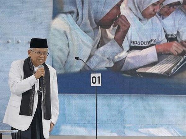 Istilah Menarik Ma'ruf Amin Saat Debat, Sebut #10YearsChallenge hingga Infrastruktur Langit