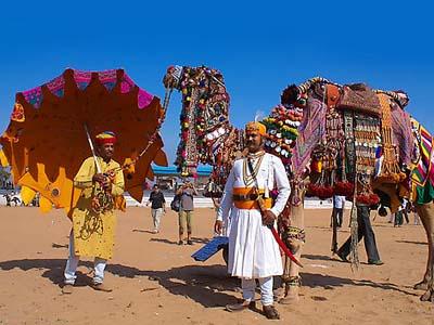 Lucunya, India 'Pamer' Unta Berjubah Mencolok di Pushkar Fair!