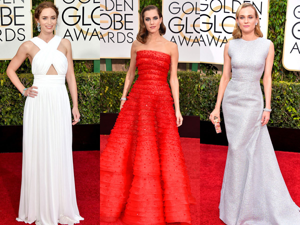 Inilah Para Selebriti dengan Gaun Terbaik di Karpet Merah 'Golden Globes 2015'!