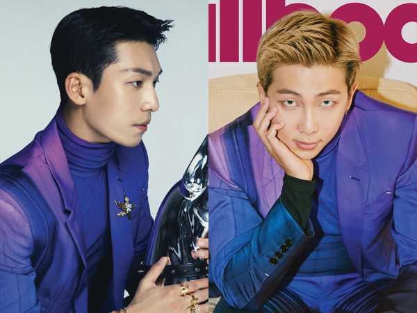 Wi Ha Joon dan RM BTS Tampil Mempesona Pakai Setelan Kembar Berluti