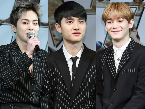 Begini Reaksi Aneh Member EXO Saat Nonton Adegan Ciuman D.O di Drama 'Dear My Husband'