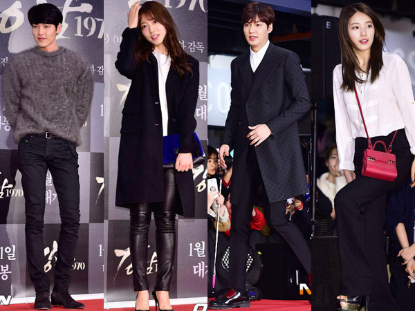 Intip Gaya Fashion Para Bintang di Premier Film Baru Lee Min Ho, 'Gangnam 1970'