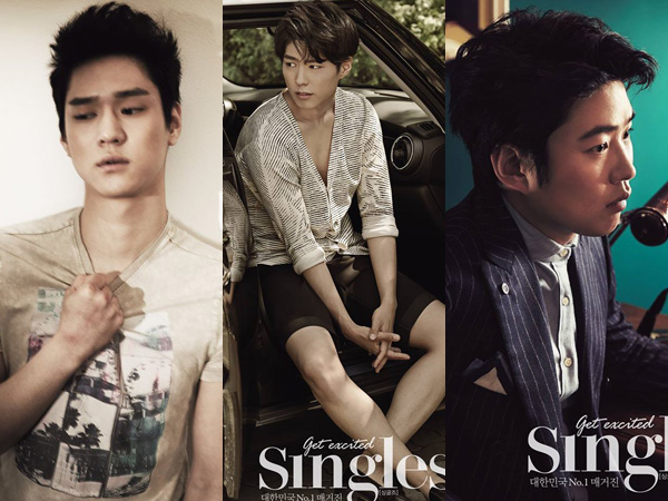 Tiga Aktor Tampan 'Reply 1988' Tampil Classy di Pemotretan Singles Magazine