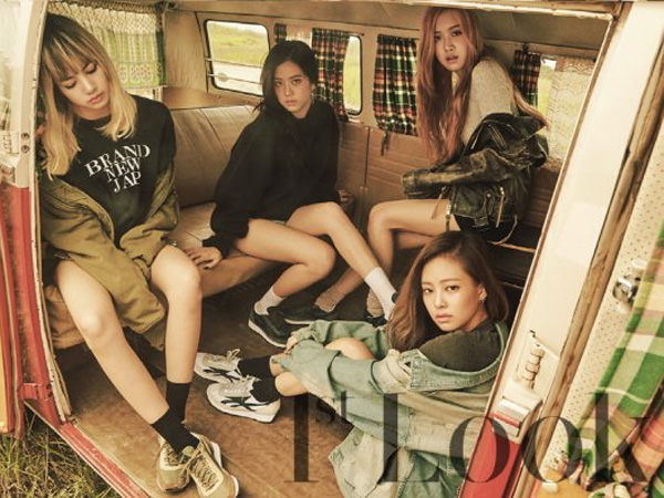 Berkonsep Road-Trip, Intip Pemotretan Perdana Black Pink di Majalah Fashion