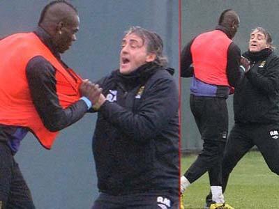 Duh, Balotelli dan Mancini Hampir Adu Jotos