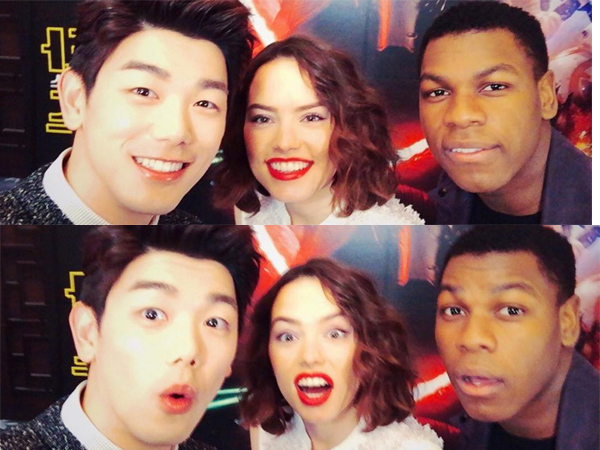 Eric Nam Pamer Foto Selfie Seru Bareng Aktor ‘Star Wars’