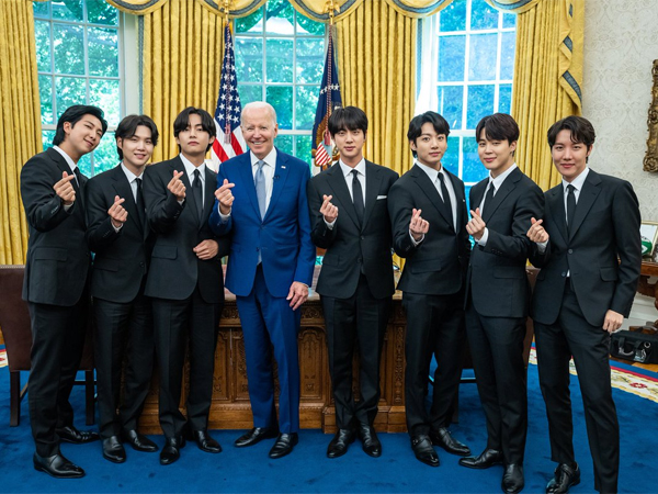 Presiden Joe Biden Bagikan Video Pertemuan dengan BTS di Gedung Putih