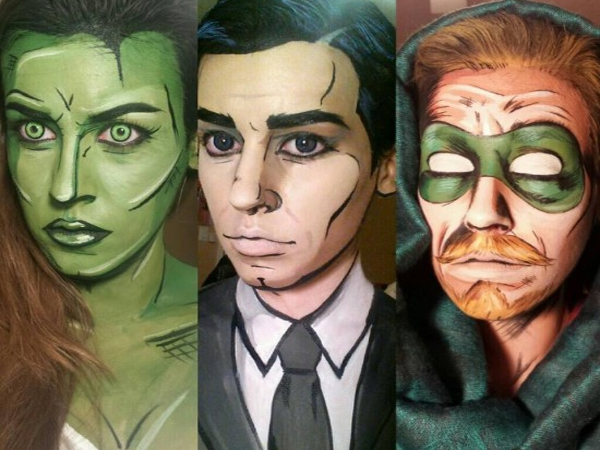 Keren, Make Up Artis Ini Bisa Ubah Orang Seperti Karakter Superhero dalam Buku Komik