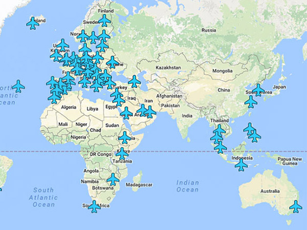 Bingung Dengan Password WiFi Di Bandara Negara Asing? Cek Peta Interaktif Ini