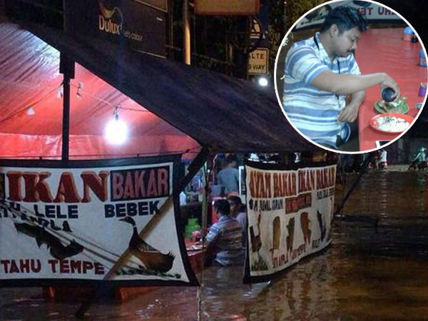 Bukan Editan, Begini Pengakuan Pria yang Viral Makan Lele Saat Banjir Sepinggang