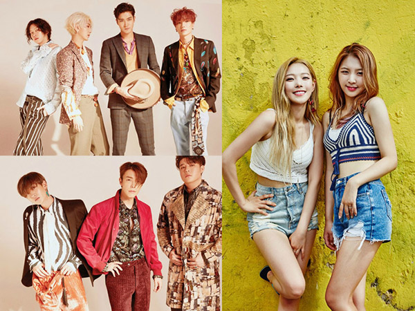 Super Junior Gaet Somin dan Jiwoo K.A.R.D di Promosi Lagu Comeback 'Lo Siento'