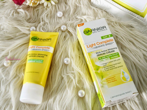 Review : Garnier Light Complete White Speed Serum Cream