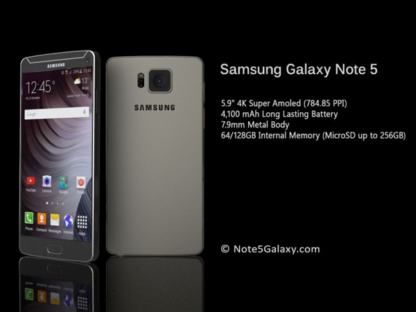 Dirumorkan Rilis September 2015, Ini Bocoran Spesifikasi Samsung GALAXY Note 5!