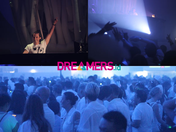 Gebrakan 'The Ocean of White' Pecinta EDM Panaskan Venue Sensation Jakarta