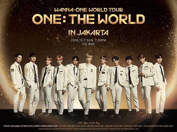 Inilah Daftar Harga Tiket Konser Wanna One di Indonesia, Mulai dari 1,1 Jutaan!