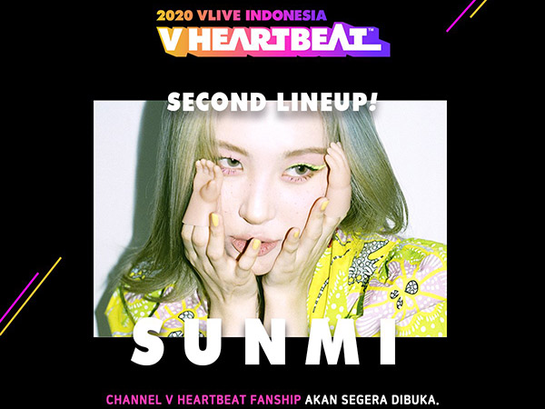 Sunmi Masuk Line-Up V HEARTBEAT Indonesia 2020