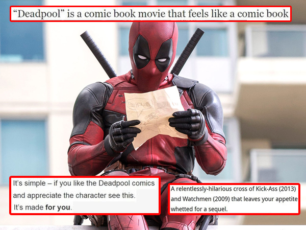 Yeay! ‘Deadpool’ Berhasil Banjir Pujian di Hari Pertama Perilisan!