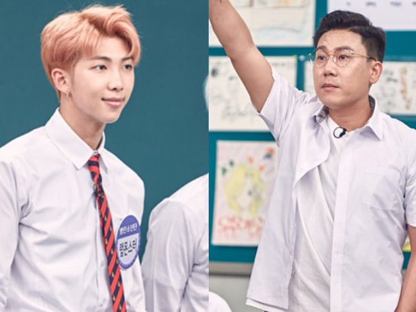 Rap Monster BTS Pamerkan Aksi Rap Lawan Lee Sang Min di 'Knowing Brother'