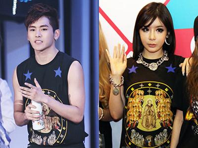 Atasan Kembar Hoya 'Infinite' & Bom '2NE1', Siapa Lebih Modis?