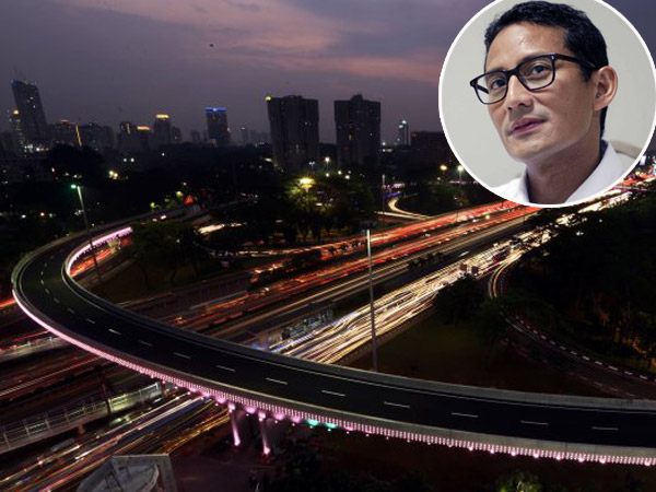 Sandiaga Uno Ucapkan Selamat untuk Ahok Atas Gagasan Simpang Susun Semanggi