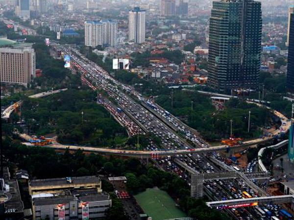 Tersambung 100%, Simpang Susun Semanggi Jadi Jembatan Lengkung Terpanjang di Indonesia