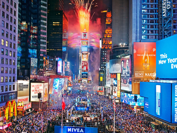 Times Square Akan Gelar Pesta Tahun Baru Secara Virtual