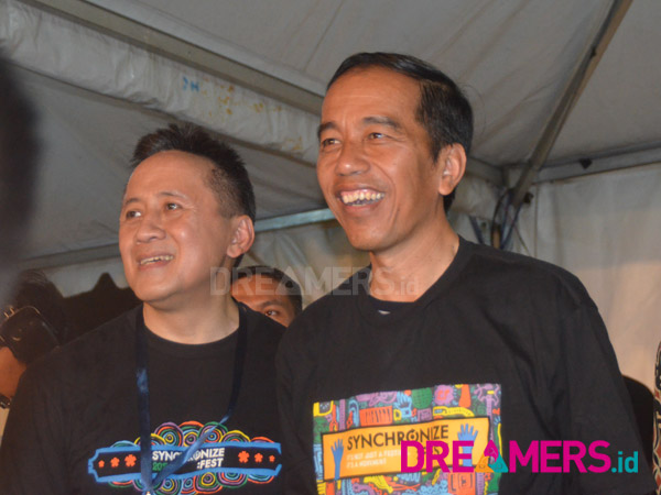 Momen-momen yang Mungkin Terlewat dari Kehadiran Jokowi di Synchronize Fest