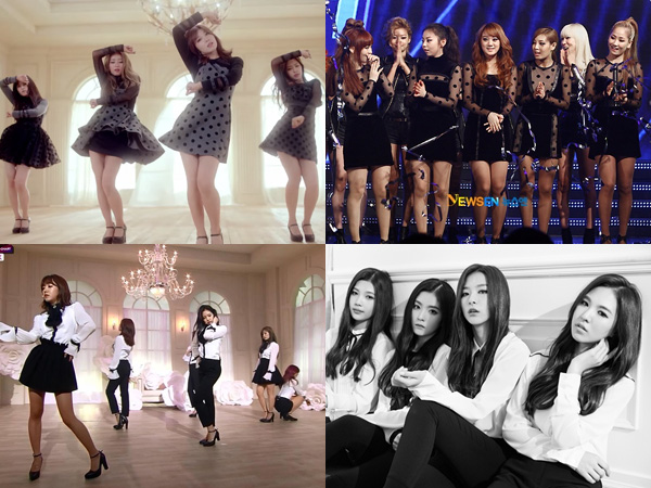 Kemiripan Kostum A Pink dengan f(x), Wonder Girls, dan Red Velvet, Sengaja atau Kebetulan?