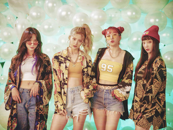 EXID Tampil Funky Usung Gaya Retro 90-an di MV Comeback 'Lady'