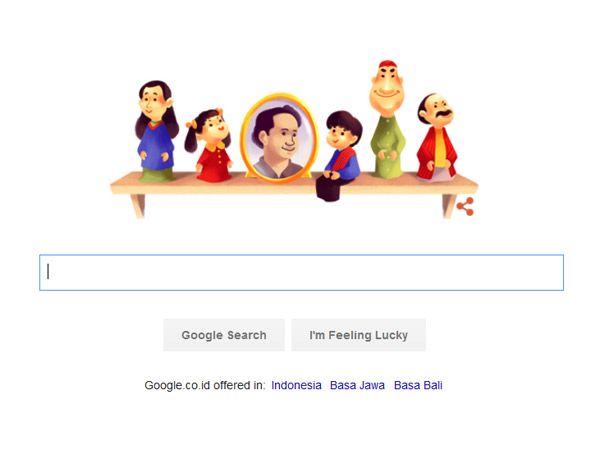 Google Doodle Hari Ini Kenang 'Pak Raden' Suyadi Sang Pencipta Boneka 'Si Unyil'