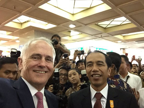 Diajak Presiden Jokowi Blusukan ke Tanah Abang, PM Australia Kegerahan