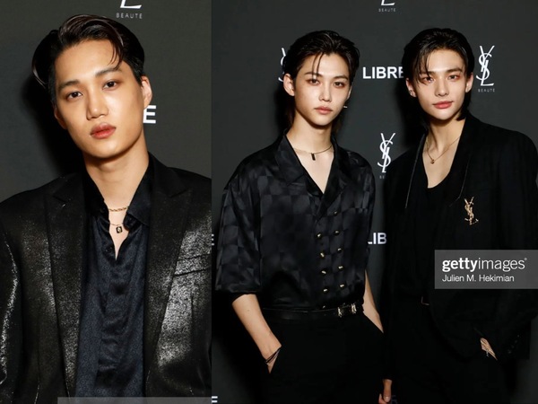 Aura Mahal Kai EXO dan Stray Kids Terpancar di Acara YSL Beauty